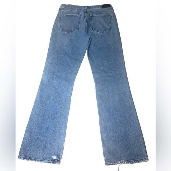 GOLDSIGN - Nineties distressed high-rise bootcut jeans - Picture 4 of 16